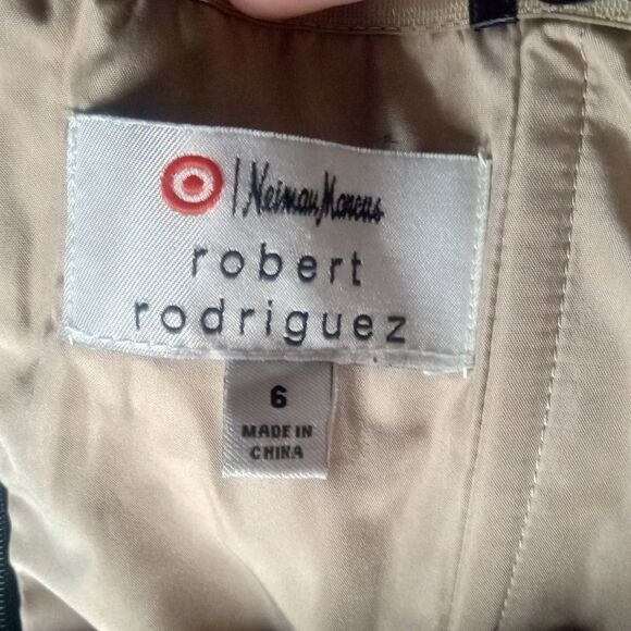 Robert Rodriguez Target Black Lace Strapless Midi Dress Sweetheart Neckline Sz 6 - Picture 7 of 8